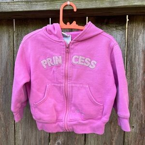 Vintage Princess Pink Kids Hoodie